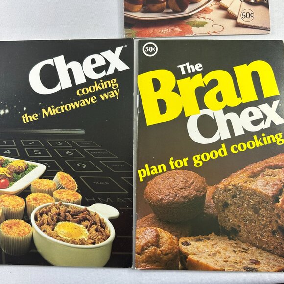 Vintage Lot 7 Cookbooks Booklets Chex Mix Recipes Party Makers Dessert Makers - Picture 2 of 9